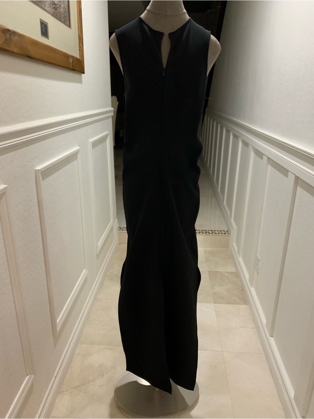 PROENZA SCHOULER Sleeveless Textured Crepe Dress In Black Size 6